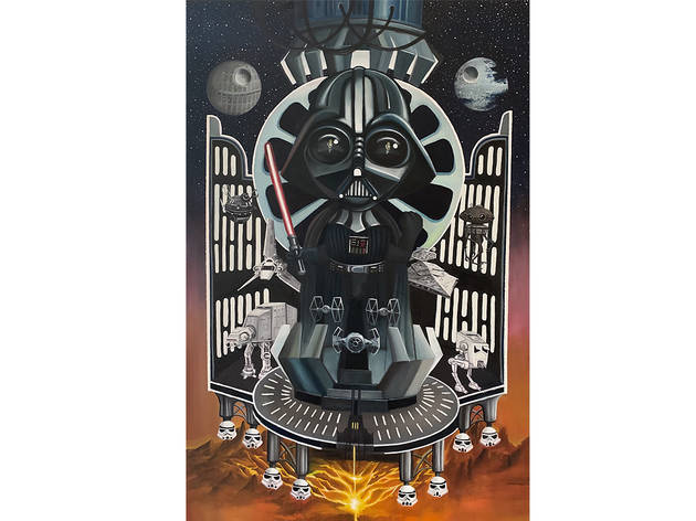 Star Wars. Un tributo de Erik Rivera Cartel Darth Vader perteneciente a la exposición Star Wars. Un tributo de Erik Rivera