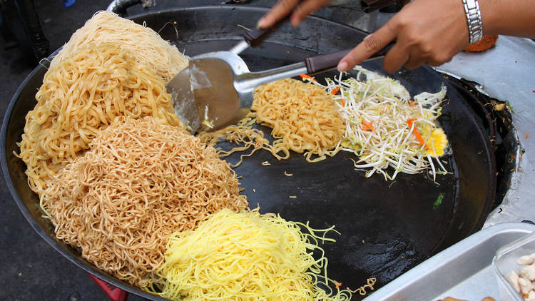 Pad thai in Bangkok