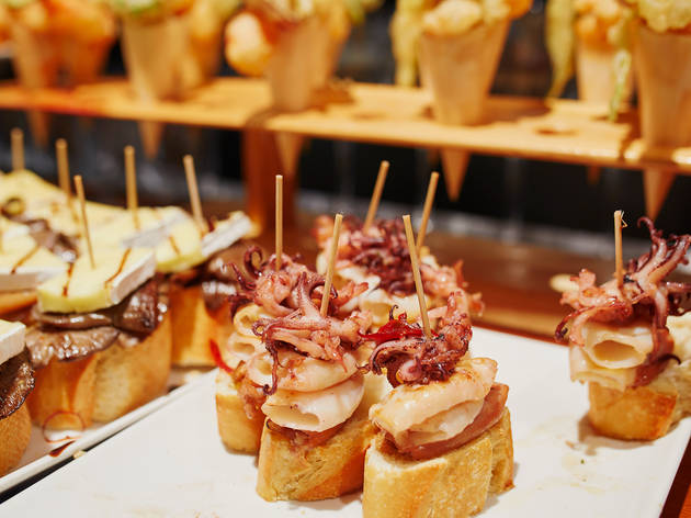 Pintxos in San Sabastian Pintxos in San Sabastian