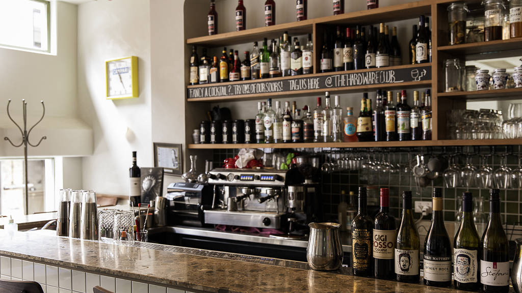 The Hardware Club Italian restaurant in Hardware Lane