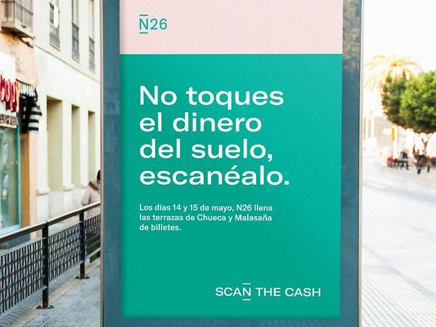 Scan the cash Scan the cash