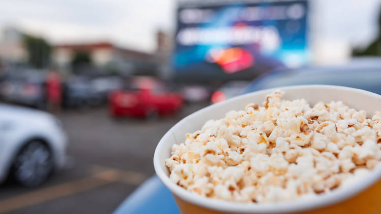 Catch a drive-in movie at Fort Mason