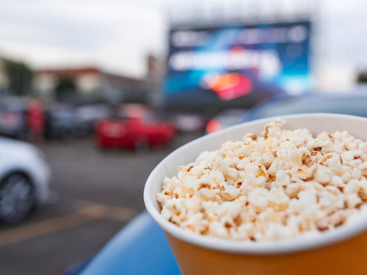 Catch a drive-in movie at Fort Mason