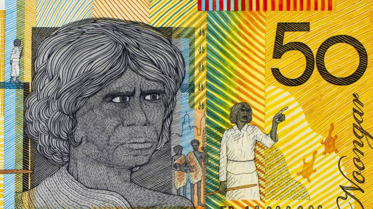 Artwork depicting First Nations pioneer Fanny Balbuk on the $50 note