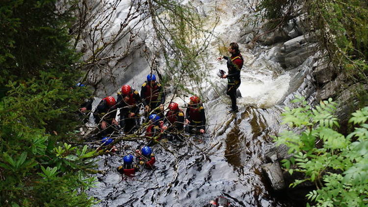 Canyoning in Perthshire