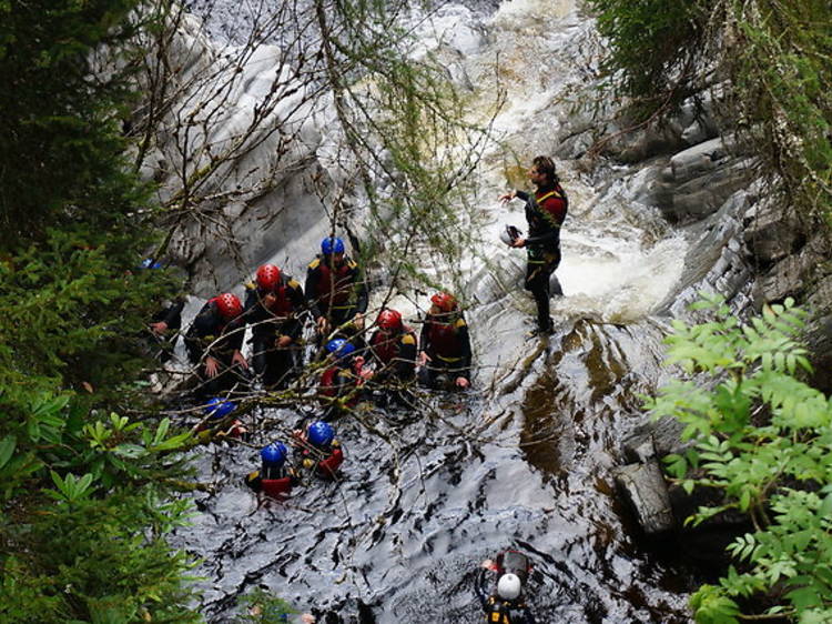 Canyoning in Perthshire