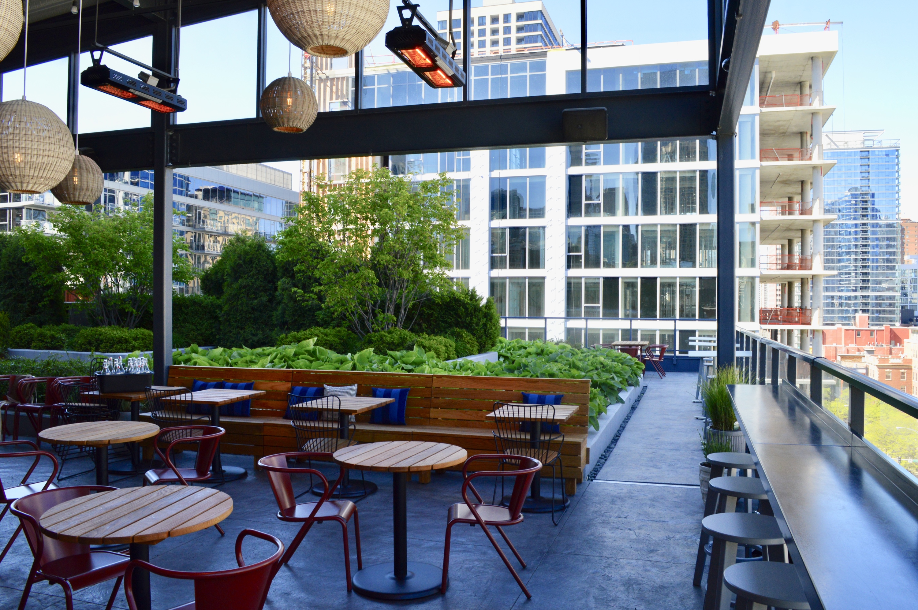 Take a look at Avec's new rooftop bar