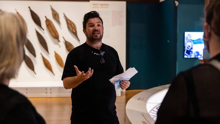 A presentation at the Australian Museum on First Nations history