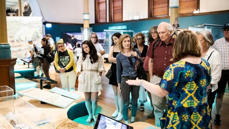 A presentation at the Australian Museum on First Nations history