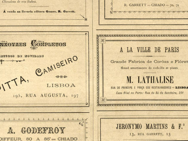 A Semana de Lisboa (1893) publicidade antiga