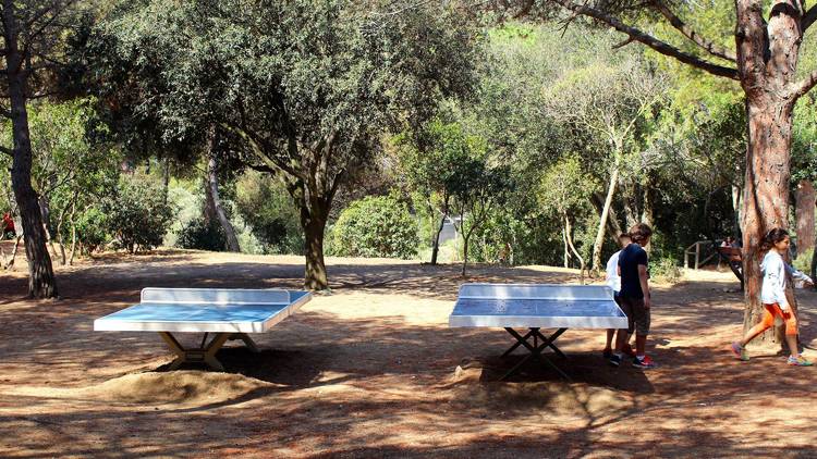 Ping-Pong en el parque de la Oreneta