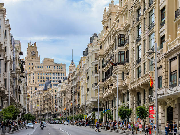 Gran Via in Madrid Gran Via in Madrid