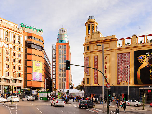 Gran Via in Madrid Gran Via in Madrid