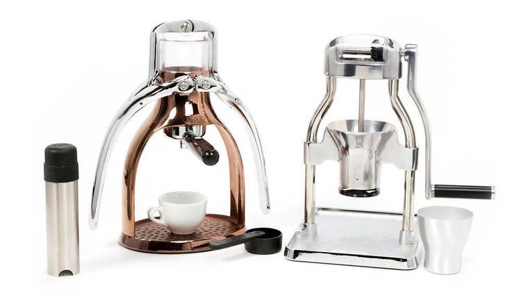 Espresso machine by ROK Coffee