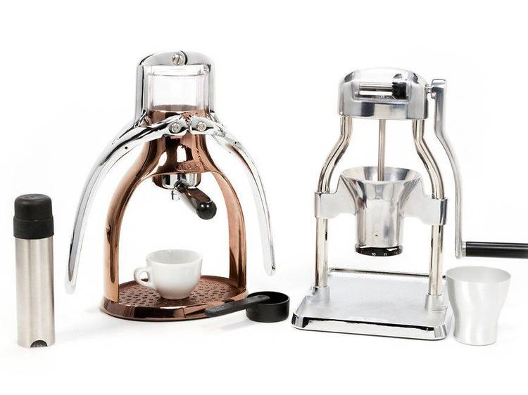 Espresso machine by ROK Coffee