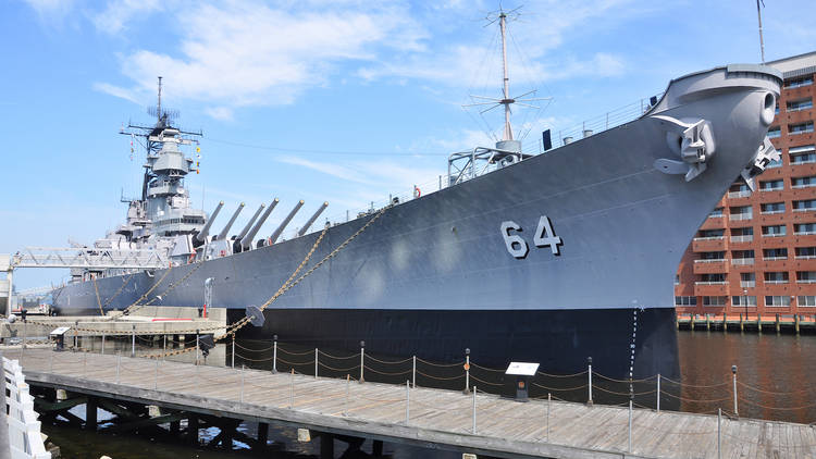 Nauticus and the USS Wisconsin