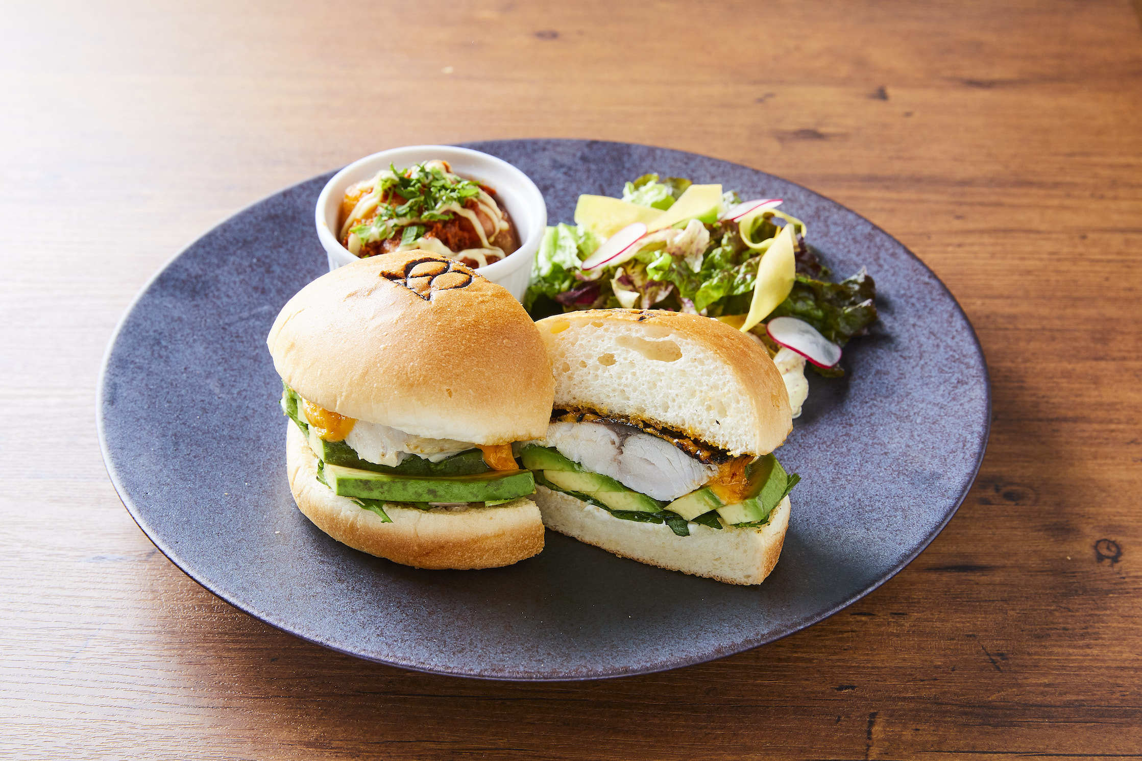 『ノルウェー産サバ味噌オランデーズバーガー』