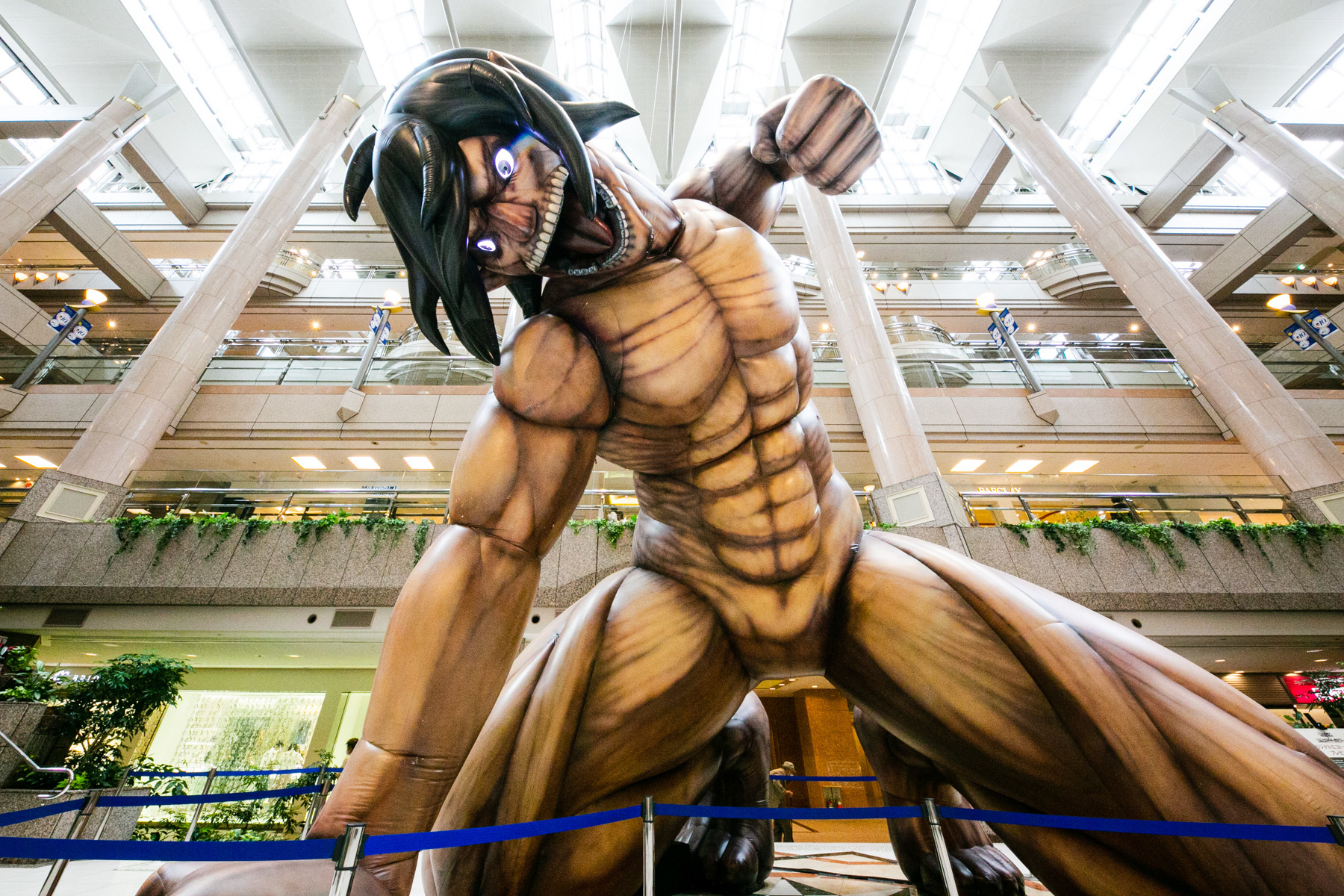 Attack on Titan exhibition: Experience the Colossal Titan