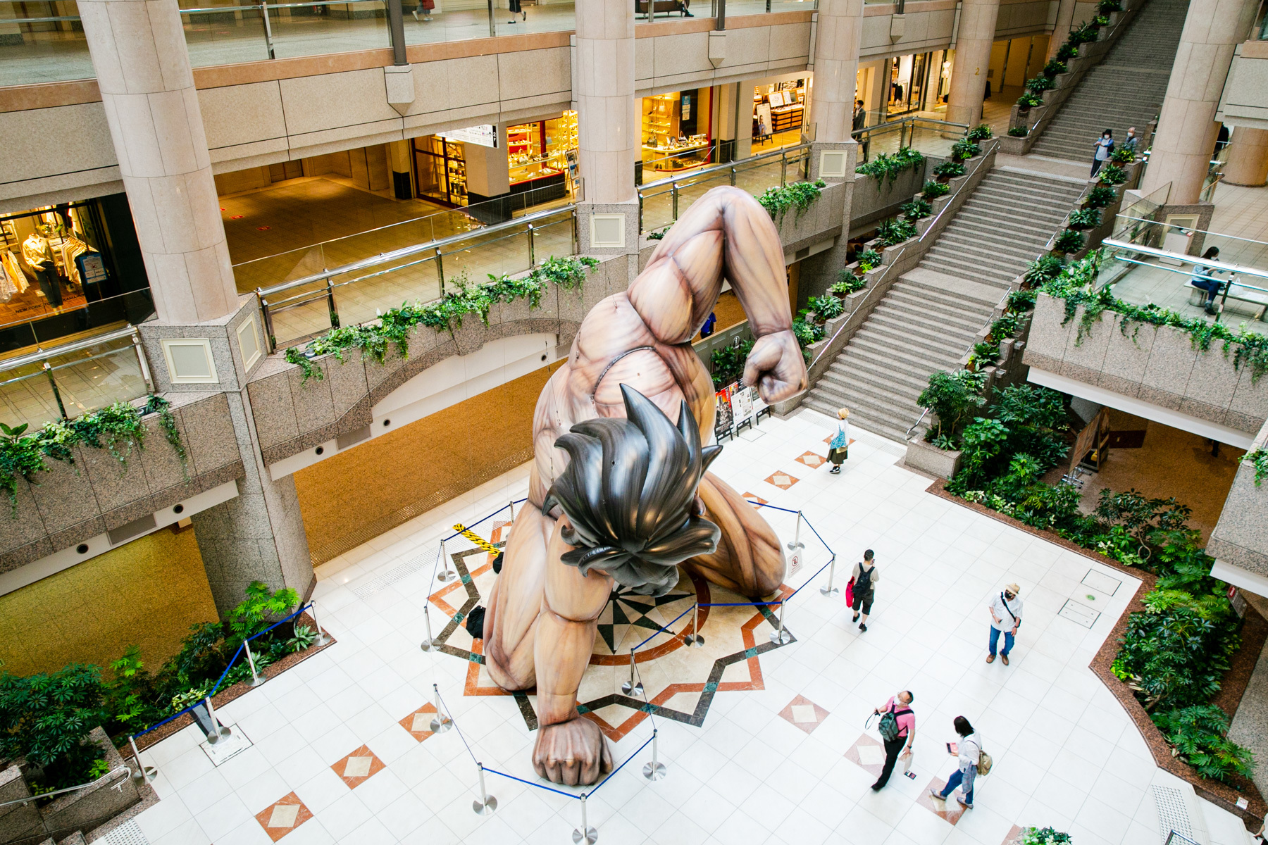 Attack on Titan exhibition: Experience the Colossal Titan