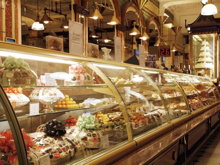 Window-shop in the Food Hall at Harrods