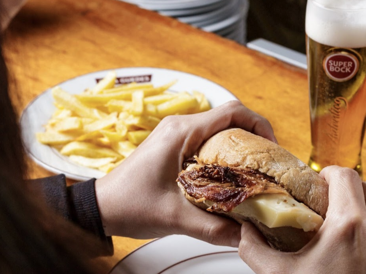 Try one of the best sandwiches in the city at Casa Guedes