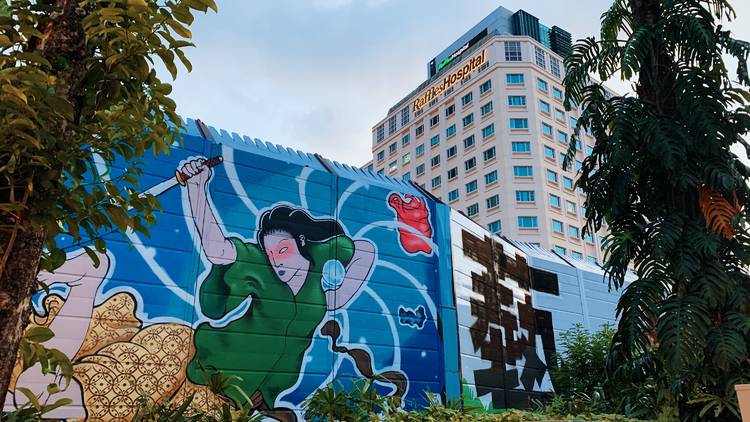 The best street art in Singapore