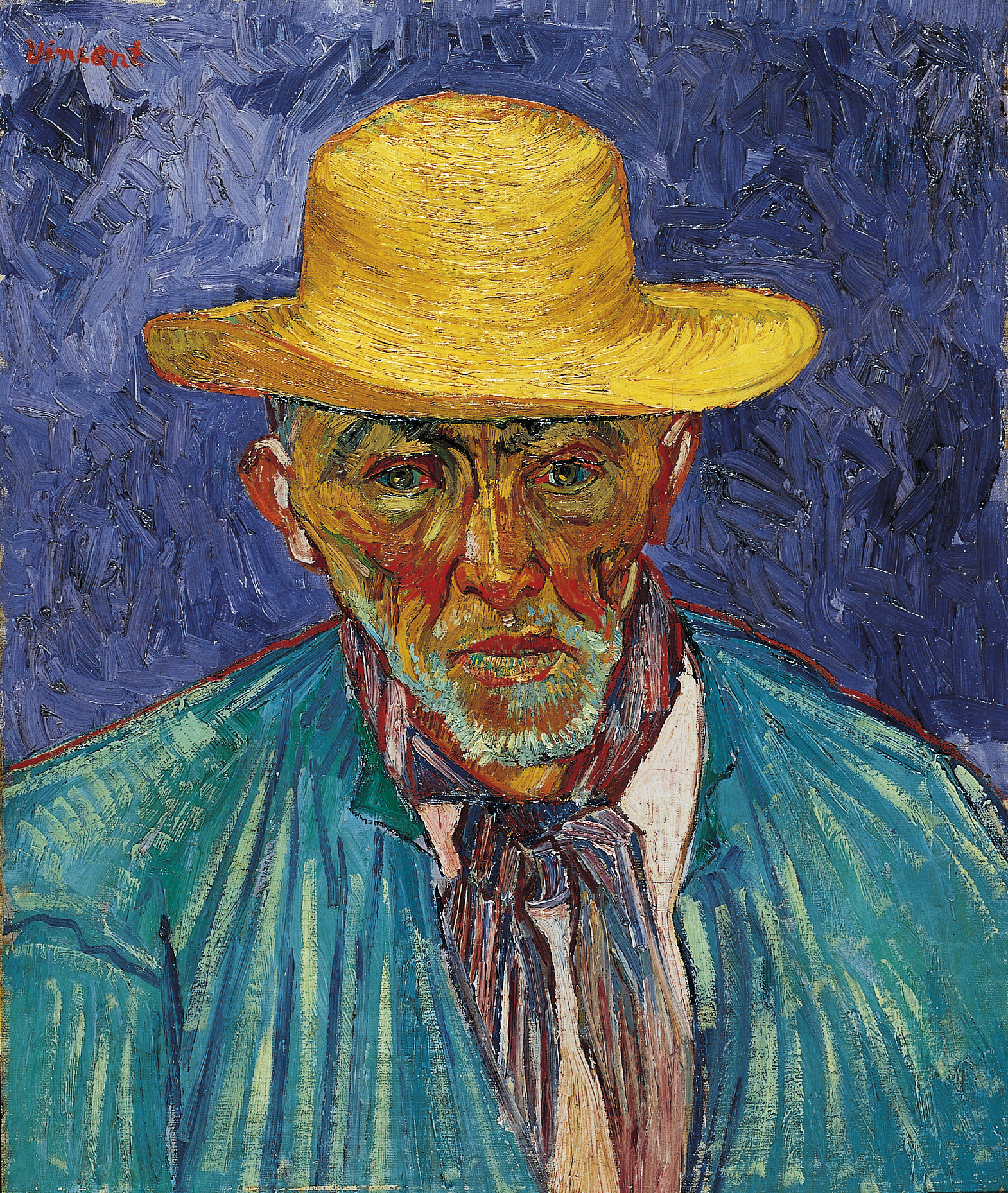 Vincent van Gogh (Dutch, 1853-1890) Portrait of a Peasant (Patience Escalier), August 1888 Oil on canvas .