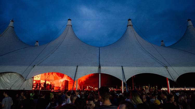 Winter in the Park Big Top