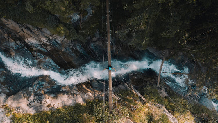 Clamber through an amazing via ferrata route