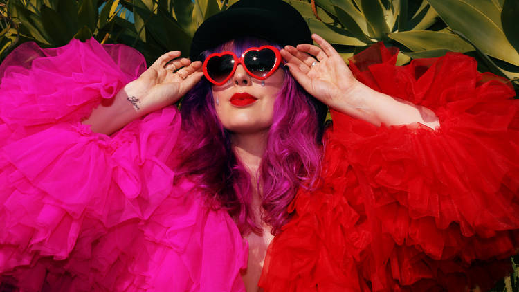 CJ heart sunnies - by Lauren Horwood