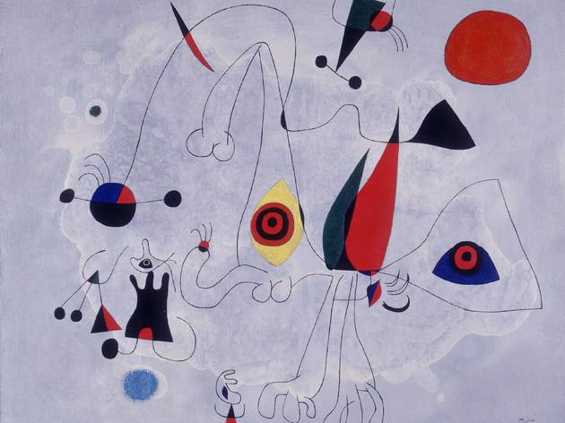 'Joan Miró Dona i ocells a punta de dia', 1946 'Joan Miró Dona i ocells a punta de dia', 1946