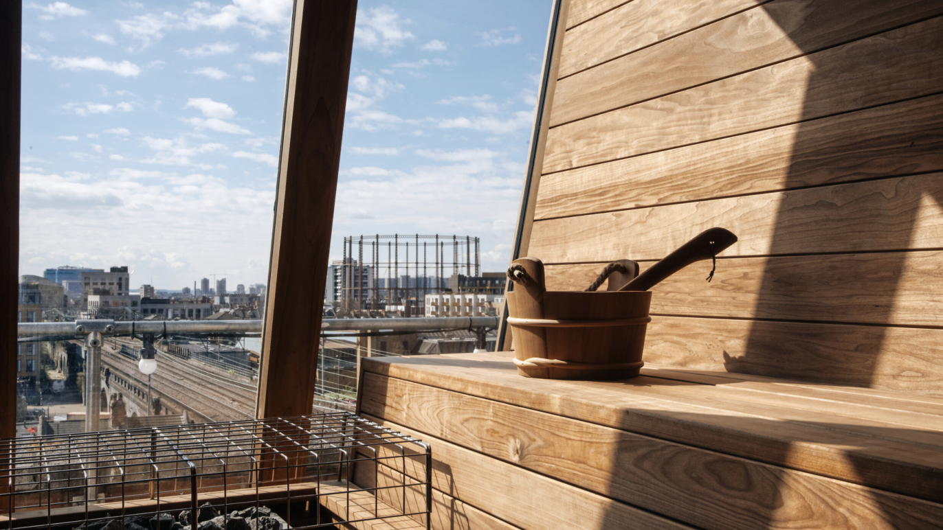 You can now go to a rooftop sauna at east London bar Netil360