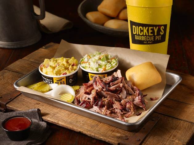 Bbq Places Dickey's Barbecue Pit Meat Plate Dickeys Barbque