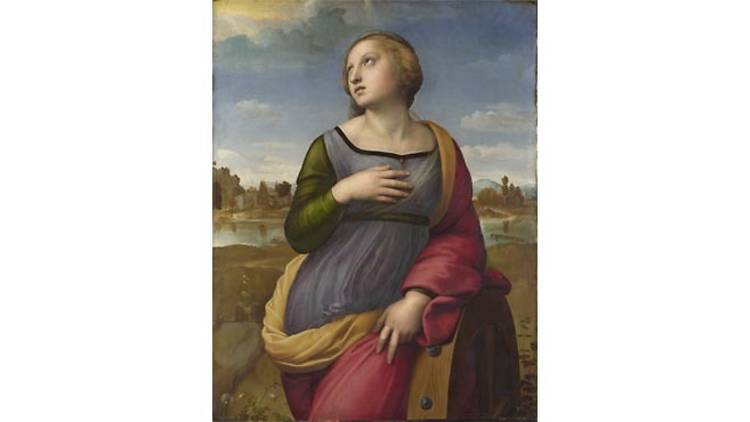 Raphael, Saint Catherine of Alexandria, about 1507 © The National Gallery, London