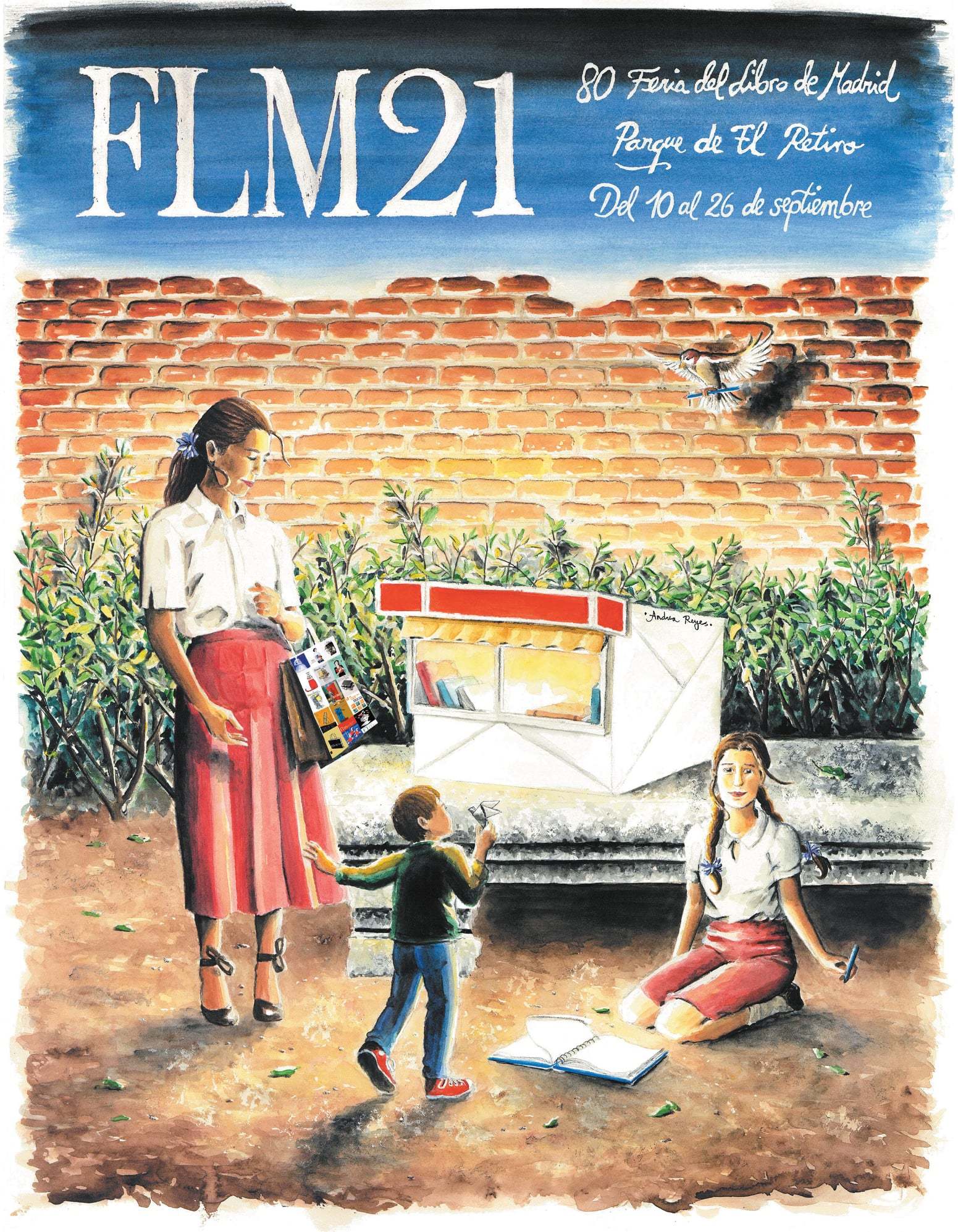 Cartel Feria del Libro de Madrid 2021
