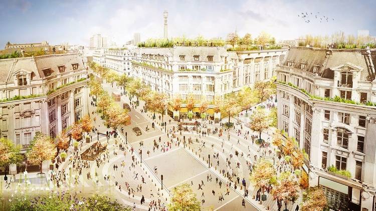 Plans for Oxford Street's pedestrianisation revealed