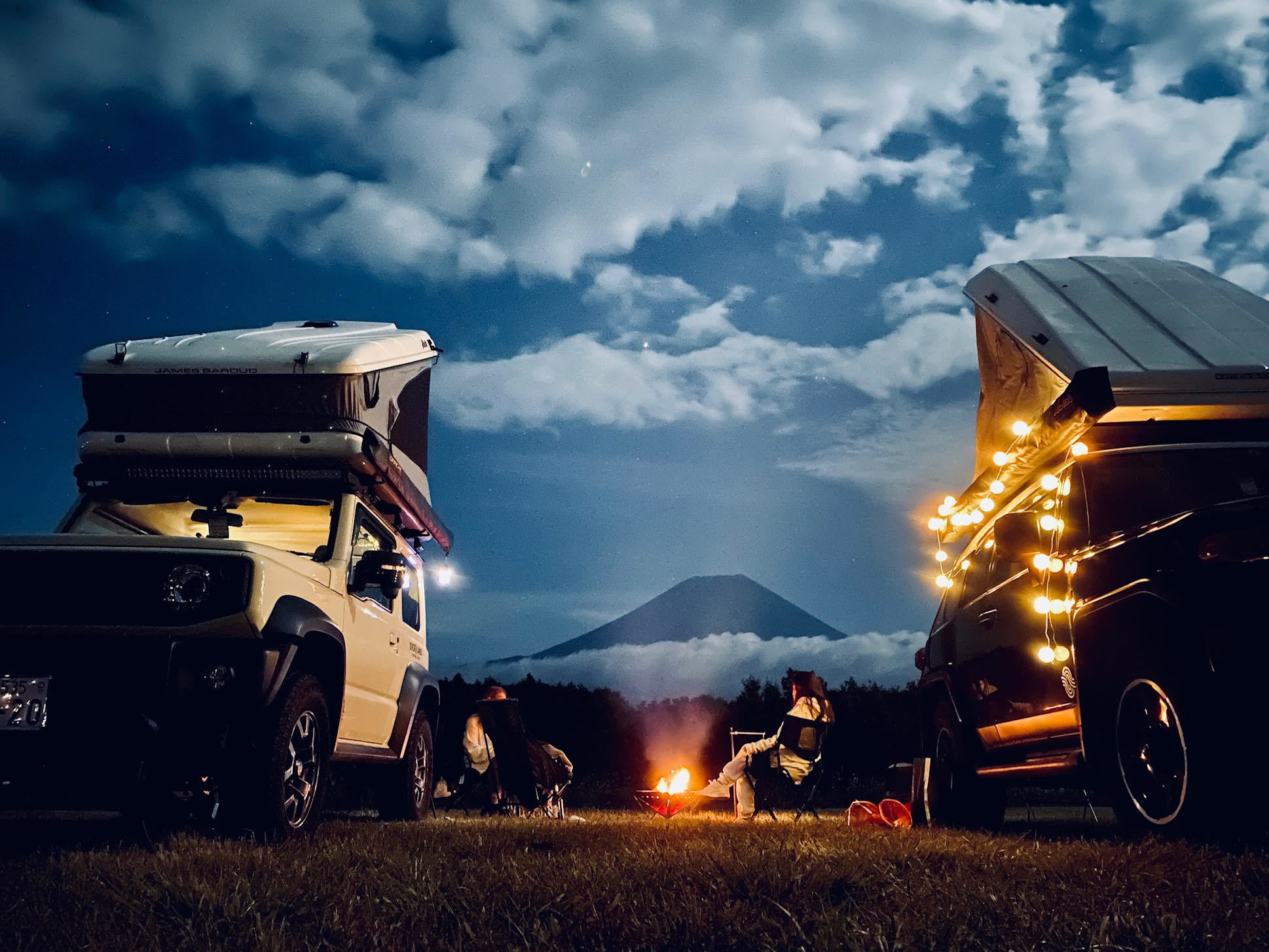 Go on a road trip across Japan in a fully equipped camping car with a rooftop  tent