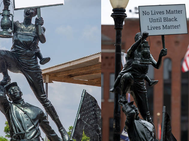 Blank Slate: Hope for a New America sculpture Blank Slate: Hope for a New America sculpture