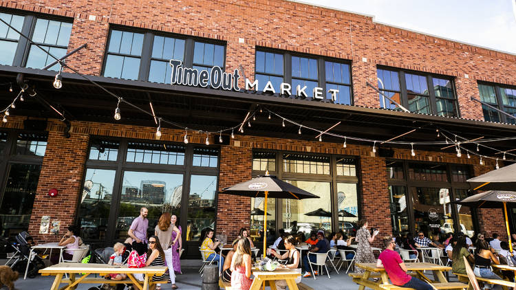 Time Out Market Chicago patio facade