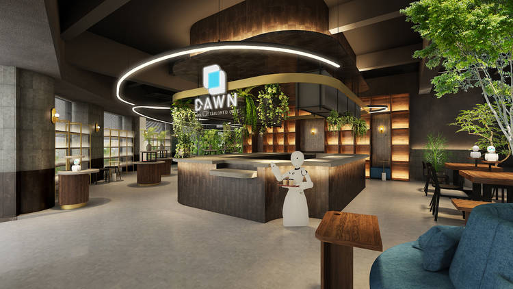 Dawn Avatar Robot Cafe 