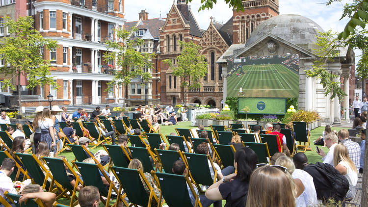 Watch Wimbledon on a HUGE screen