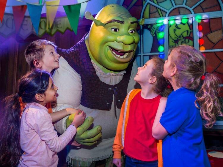 Discover what the green ogre did next at Shrek's Adventure