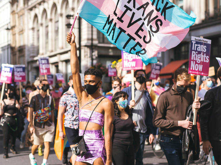 March in London Trans+ Pride