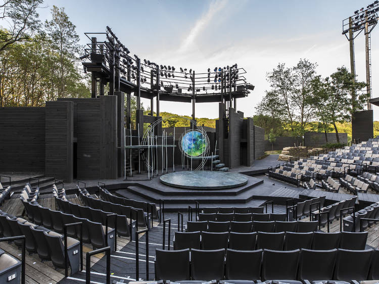 Watch an outdoor play at American Players Theatre