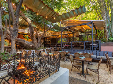 An open bar at Bacari An open bar at Bacari