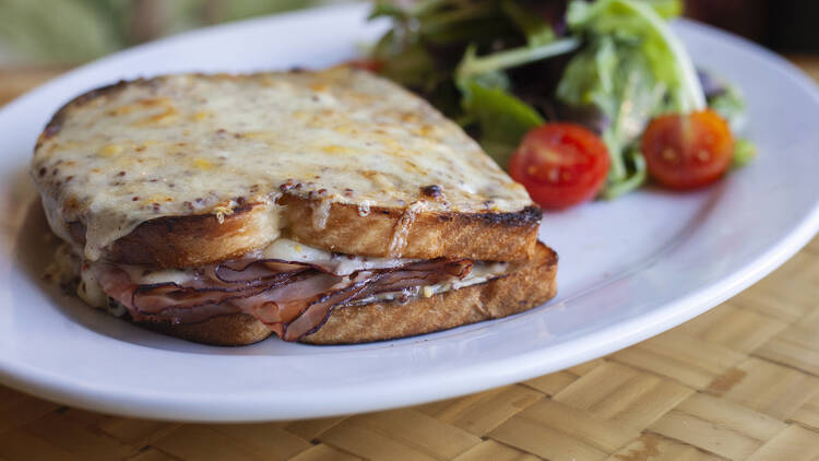 Croque monsieur at Cafe Kush