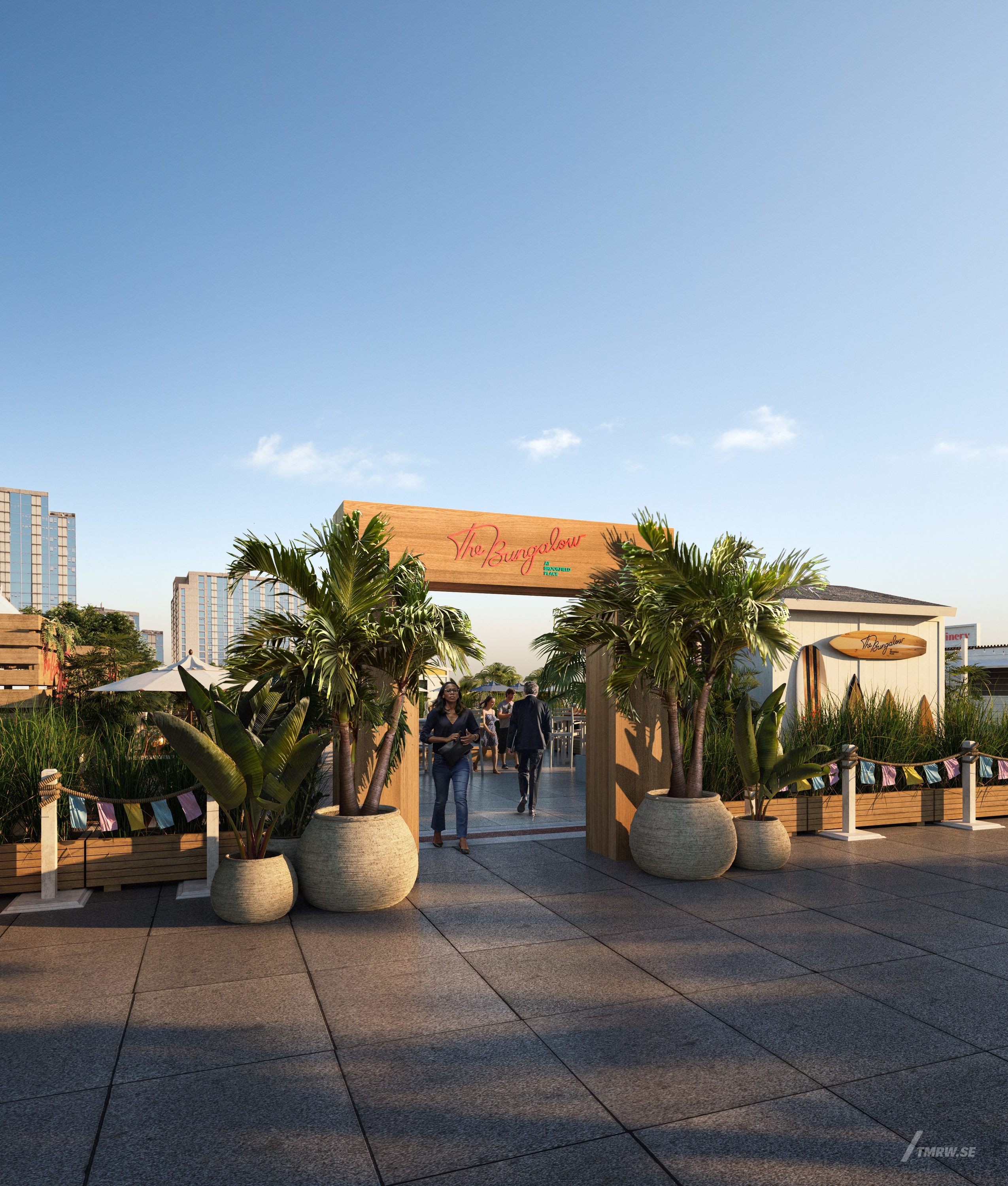 A new waterfront oasis is popping up in Lower Manhattan this summer