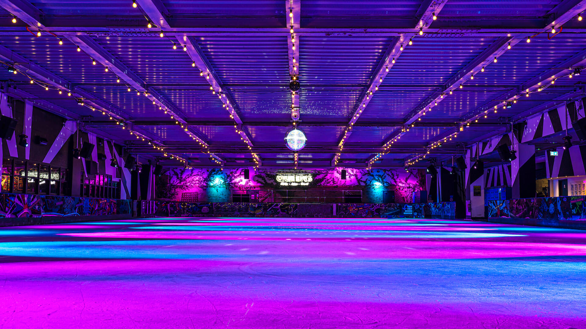 QUEENS Skate Dine Bowl Bars and pubs in Queensway, London