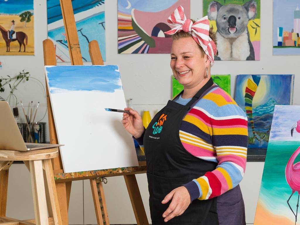Sip and paint at home in Sydney with these digital art classes