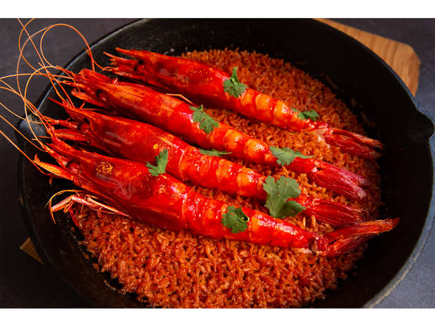 Alma Nómada Restaurante, Alma Nómada, Arroz de Carabineiro